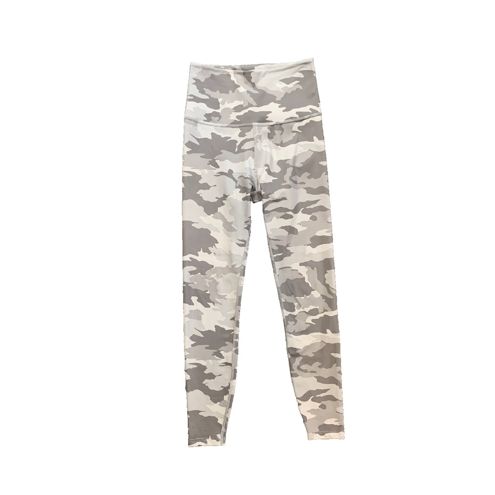 Beyond Yoga Leggings Womens S Small Gray Camo Olympus High Waist Midi Cropped